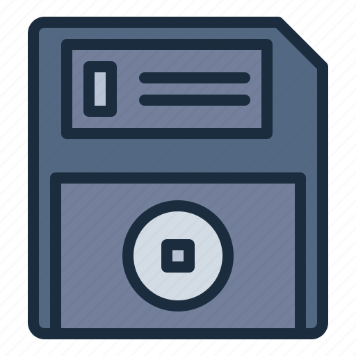 Computer, gadget, electronic, retro, classic, floppy disk icon - Download on Iconfinder