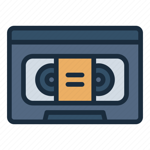 Vhs, music, gadget, electronic, retro, classic icon - Download on Iconfinder