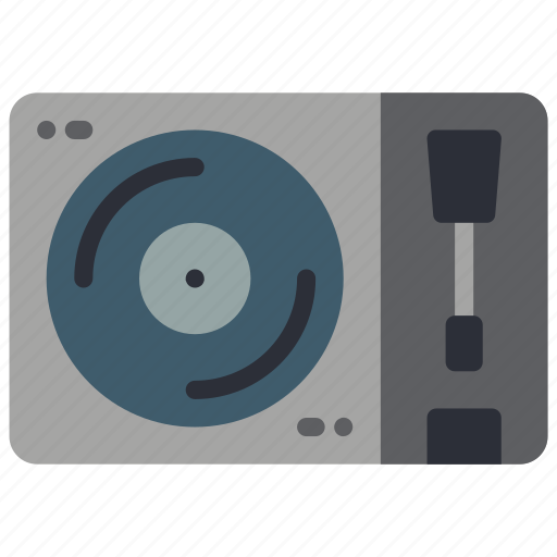 Player, record, retro, tech, turntable, vinyl icon - Download on Iconfinder