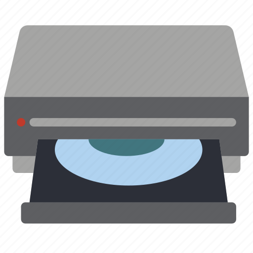 Cd, drive, media, player, retro, tech icon - Download on Iconfinder