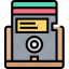 floppy, disk, data, storage, computer 