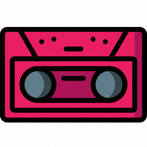 Cassette, deck, music, retro, tape, tech icon - Download on Iconfinder