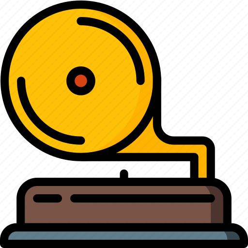 Gramophone, music, player, record, retro, stereo, tech icon - Download on Iconfinder
