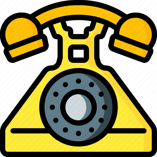Bell, call, dial, phone, retro, ring, telephone icon - Download on Iconfinder