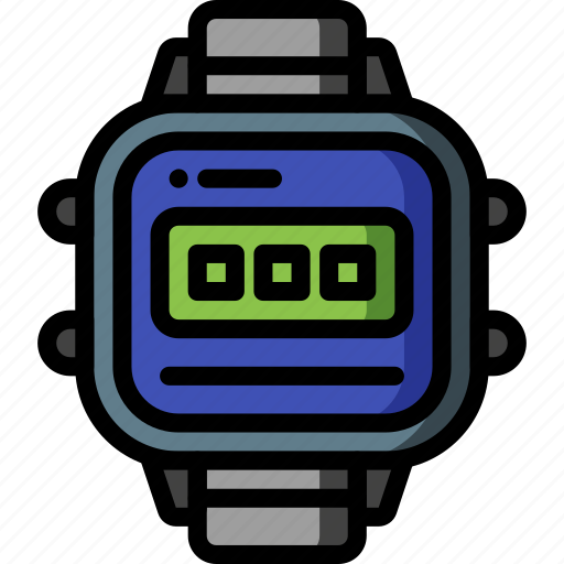 Digital, lcd, retro, sony, tech, watch icon - Download on Iconfinder