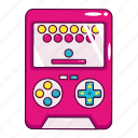 retro, game, play, digital, bit, console, player, video, arcade