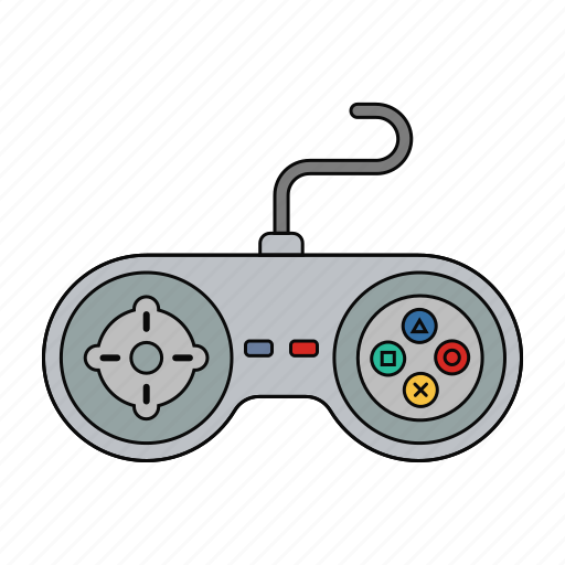 Buttons, game, gamer, joystick, play, play station, retro icon - Download on Iconfinder