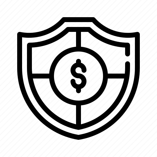 Secured, money, banking, protection, shield icon - Download on Iconfinder