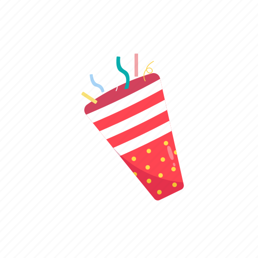 Confetti, celebration, celebrate, fun, party, decoration, popper icon - Download on Iconfinder