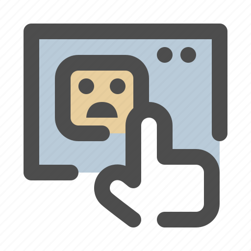 Not satisfied, bad, feedback, click icon - Download on Iconfinder
