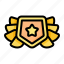 award, badge, competition, emblem, shield 