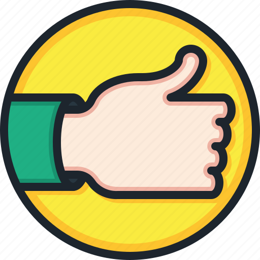 Thumbs, up, like, gestures, hand, sports, competition icon - Download on Iconfinder