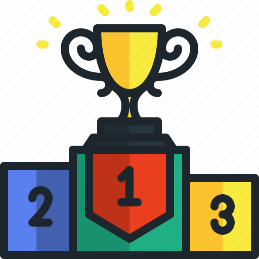 Winner, champion, trophy, podium, position, award icon - Download on Iconfinder