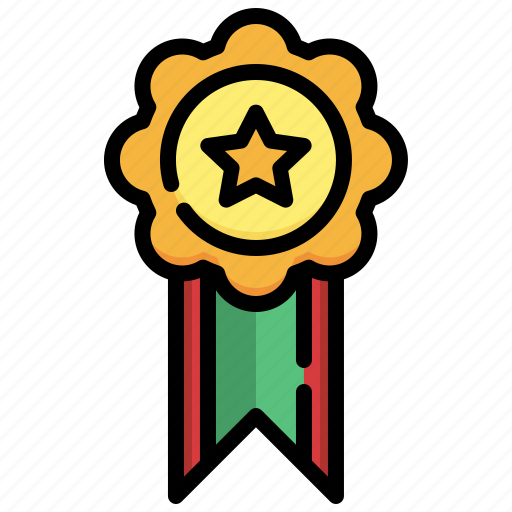 Medal, badge, star, emblem icon - Download on Iconfinder