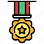 medal, sports, reward, insignia, star 