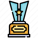 trophy, reward, winner, award, star