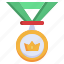 badge, crown, sports, competition, bestz 