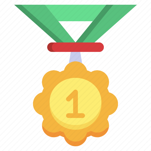 Gold, medal, 1st, place, winner, award icon - Download on Iconfinder