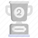silver, cup, second, prizes, trophy, award