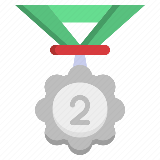 Silver, medal, second, winner, award icon - Download on Iconfinder