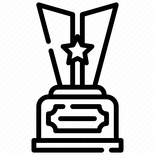 Trophy, reward, winner, award, star icon - Download on Iconfinder