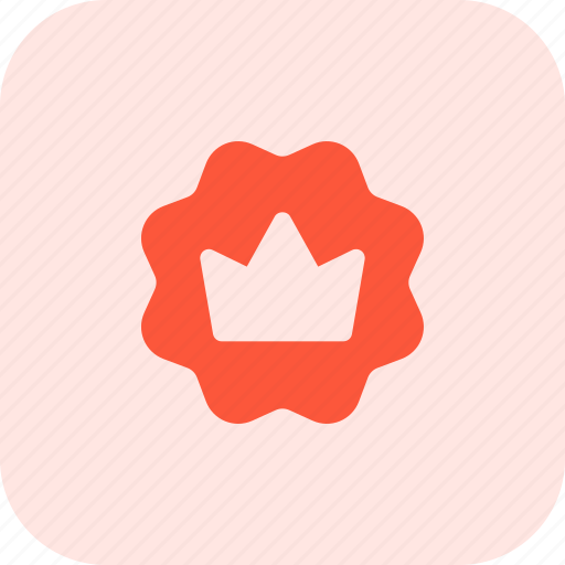 Crown, flower, badge, rewards icon - Download on Iconfinder