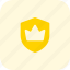 crown, shield, badge, rewards 
