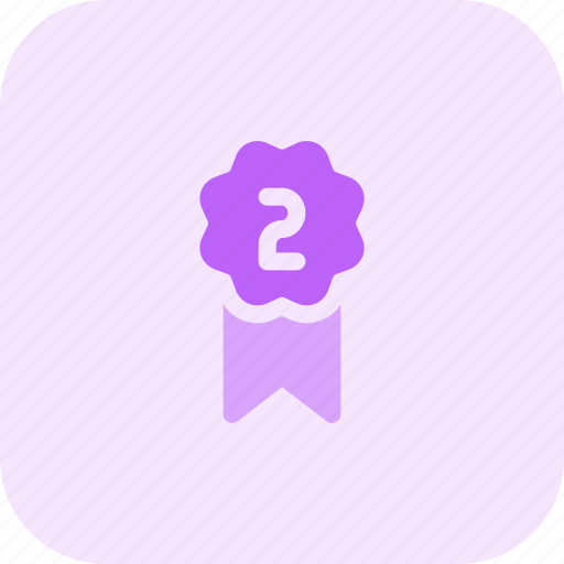 Flower, silver, emblem, two icon - Download on Iconfinder