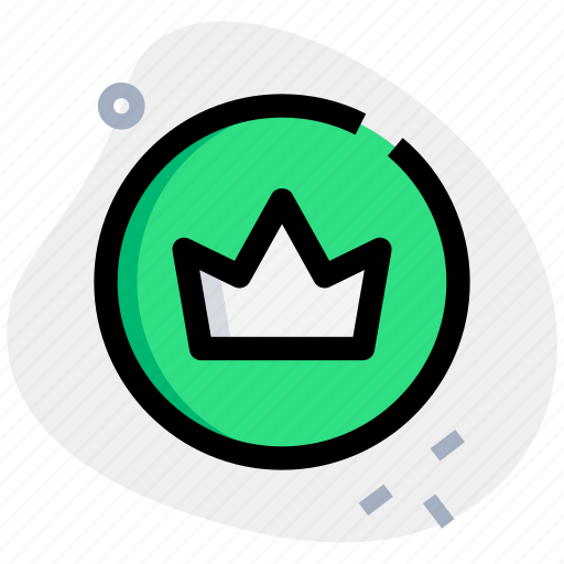 Crown, circle, badge, rewards icon - Download on Iconfinder