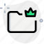 crown, folder, rewards, file 