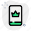crown, mobile, rewards, phone 