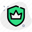 crown, shield, badge, rewards