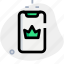 crown, smartphone, rewards, mobile 
