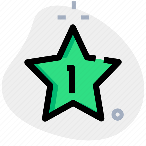 Star, one, rewards, favorite icon - Download on Iconfinder