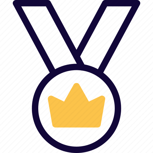 Crown, medal, rewards, award icon - Download on Iconfinder