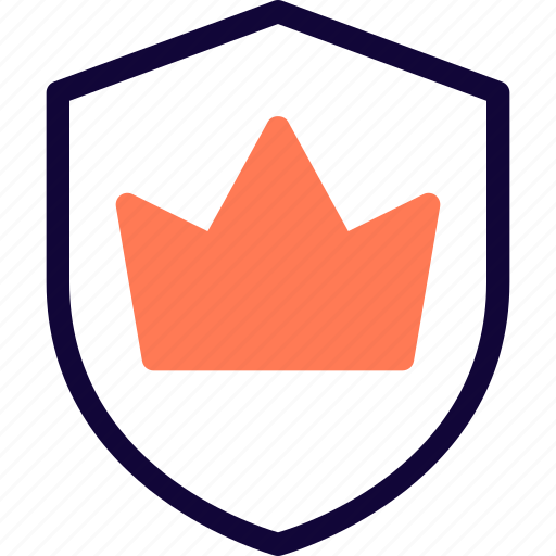 Crown, shield, badge, rewards icon - Download on Iconfinder