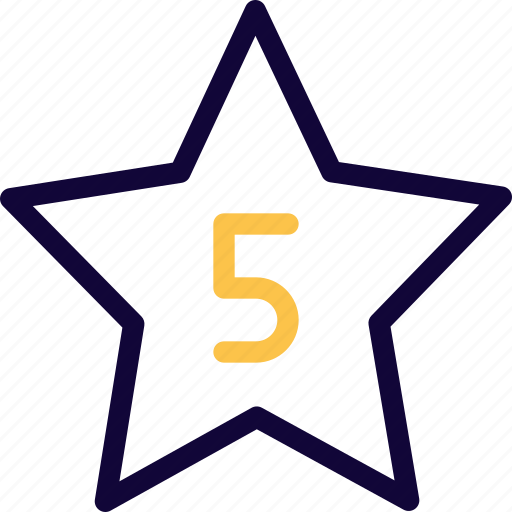 Star, five, rewards, badge icon - Download on Iconfinder