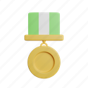 medal, front, reward, badge, achievement, winner 