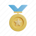 medal, front, badge, achievement, prize, winner 