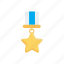 award, goal, medal, prize 
