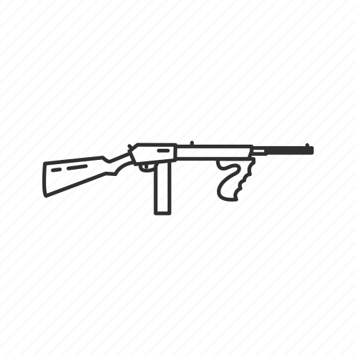 Army, guns, military, rifle, war, weapon, winchester model 1907 icon - Download on Iconfinder