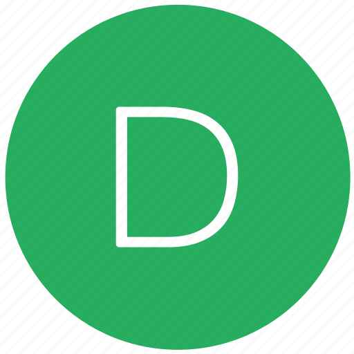 D, green, key, keyboard, letter icon - Download on Iconfinder