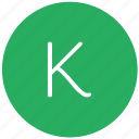 green, k, key, keyboard, letter