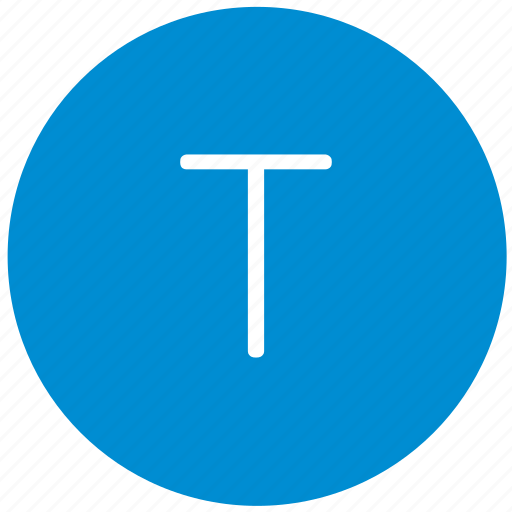 Key, keyboard, letter, round, t icon - Download on Iconfinder