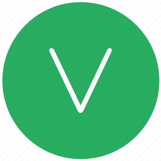 Green, key, keyboard, letter, v icon - Download on Iconfinder