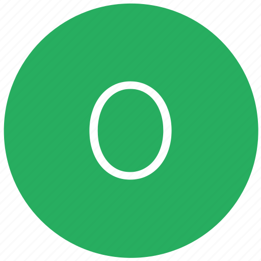 Green, keyboard, number, zero icon - Download on Iconfinder