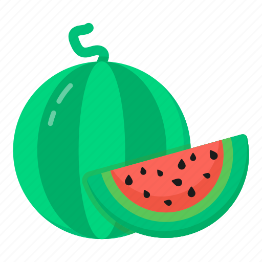 Melon, watermelon, cantaloupe, citrullus lanatus, fruit icon - Download on Iconfinder