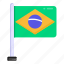 baralilian flag, brazil flag pole, brazil ensign, brazil pennant, brazil banner 