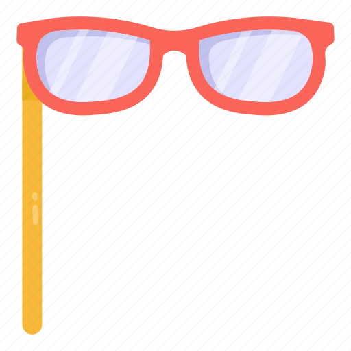 Party prop, eye prop, eyewear prop, glasses prop, party costume icon - Download on Iconfinder