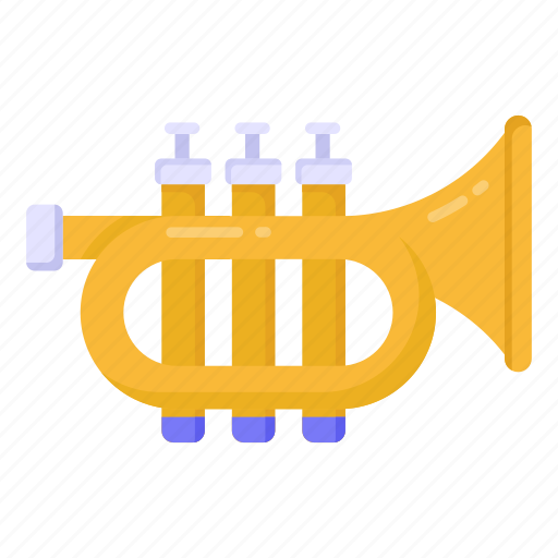 Musical instrument, cornet, trumpet, brass, wind instrument icon - Download on Iconfinder